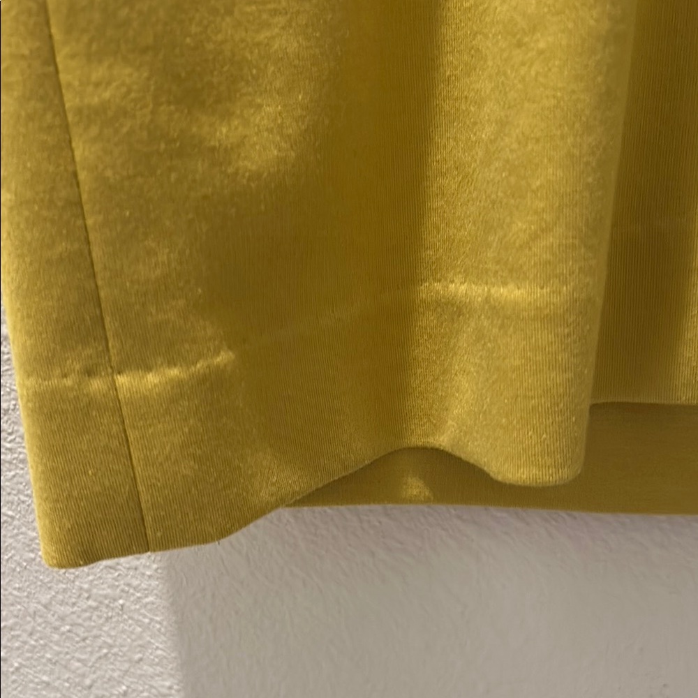 ADRIENNE VITTADINI Elegant Lime Yellow Sleeveless Dress - Picture 9 of 13